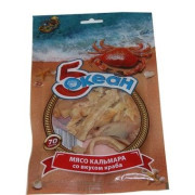 Мясо кальмара с крабом  5 ОКЕАН  70г*12шт